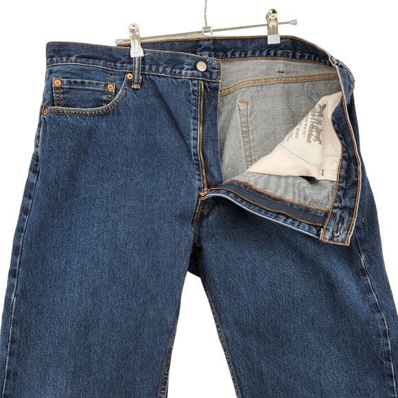 RedHead Jeans Men's 5-Pkt Flannel Lined Straight Leg Denim Blue 36/30 - Picture 4 of 10